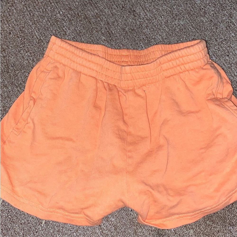 cute orange shorts
